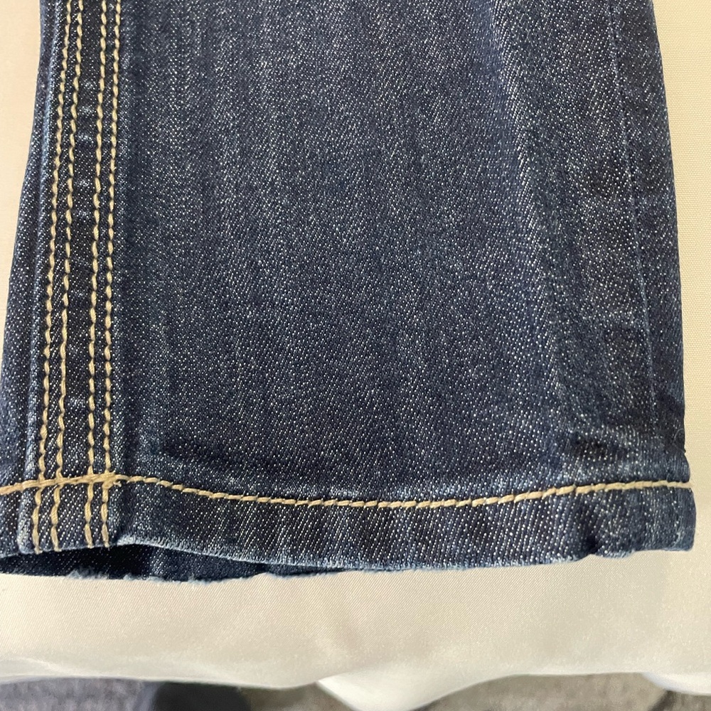 Express Rerock || Womens Skinny Jeans in Dark Wash - Picture 2 of 9